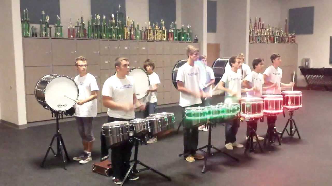 EHS Big Blue Marching Band Drum Line – Malkoff Devices Sound Activated LED’s