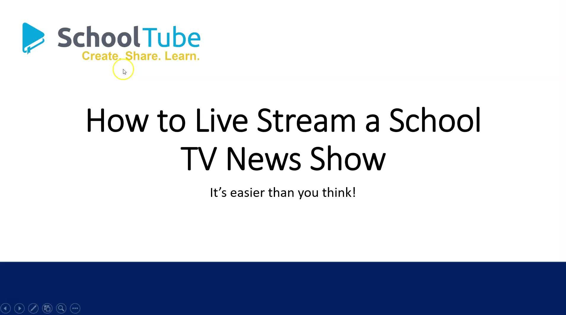 Guide to Live Streaming a School News Show | SchoolTube