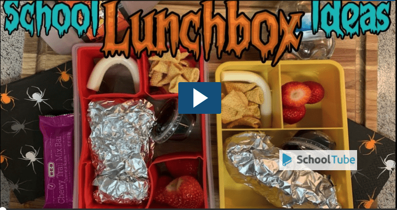 Kids School Lunch Ideas | Halloween Addition