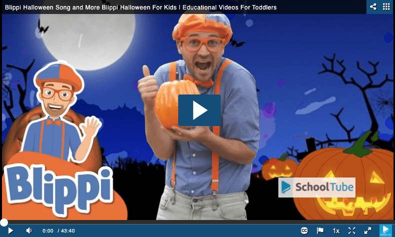 A Blippi Halloween! Halloween Songs for kids.