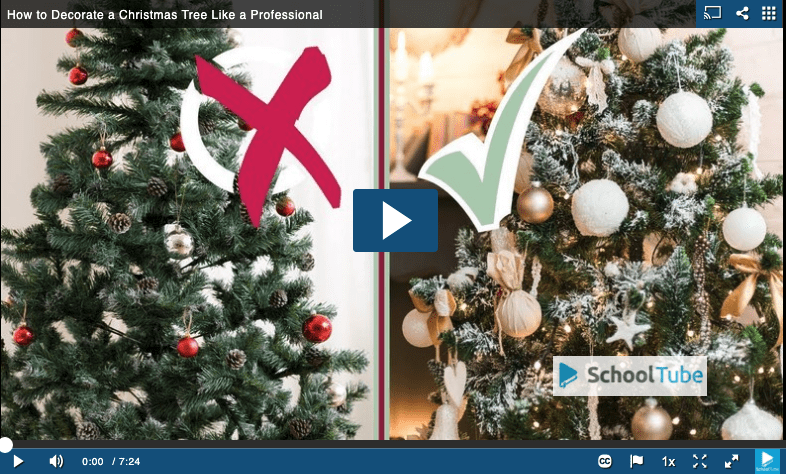 How To Decorate Your Christmas Tree for K12 Teacher