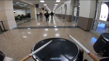 Independence HS Pep Rally Snare Cam