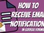 Email Notifications in Google Forms