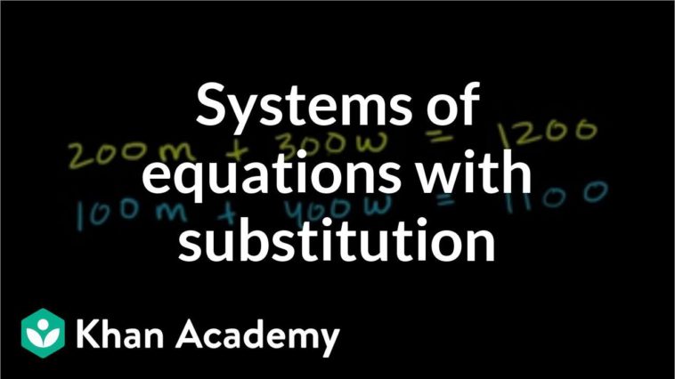 Systems of Linear Equations Video Study Guide