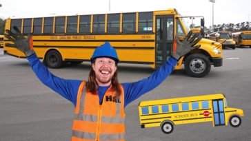Handyman Hal learns about School Bus
