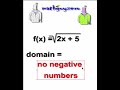 Exploring Functions with x under the Radical in Discrete Algebra