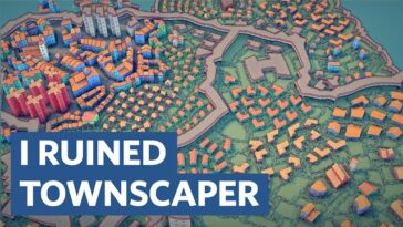 How to Destroy a European City with U.S. Planning in Townscaper