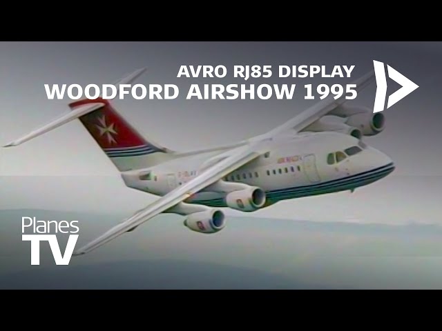 Woodford Airshow 1995: A Look at the AVRO RJ70 Display | SchoolTube